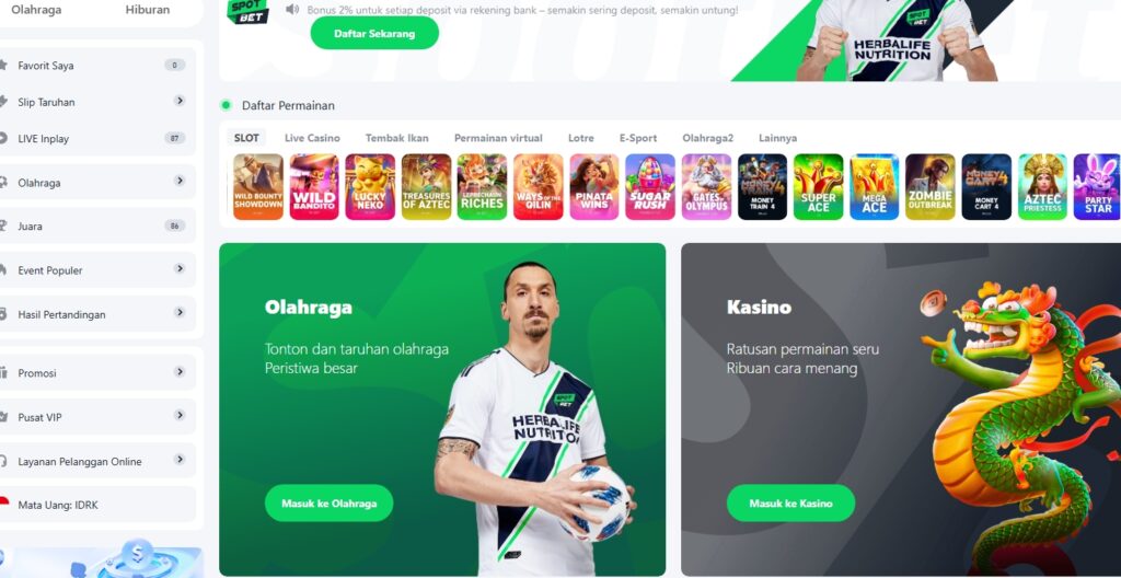 Spotbet - Situs Judi Terpercaya No. 1